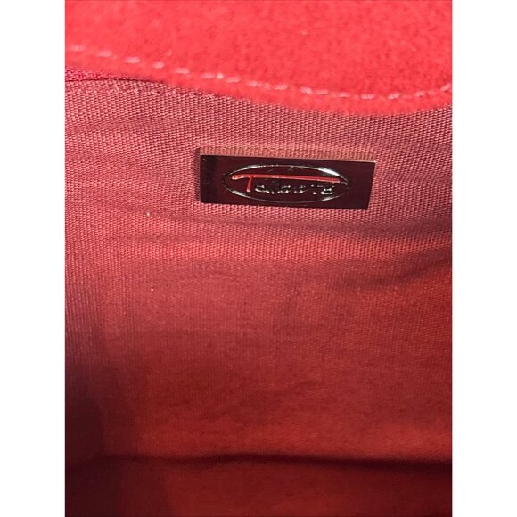 Talbots Floral Embroidered Tote Bag With Double Handles & Snap Closure - Picture 11 of 13